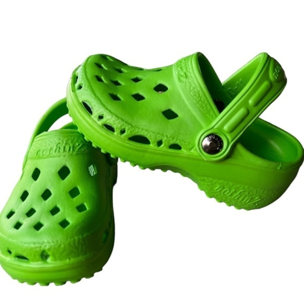 $10 Manic Monday! nothinZ Unisex Cute Lime Neon Green Comfort Clogs Sandals